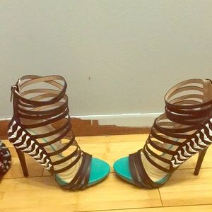 Bebe Strappy heels